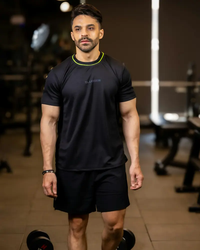 Short de gym negro
